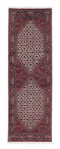 Alfombra de pasillo Alfombra persa - Bidjar - 209 x 75 cm - rojo