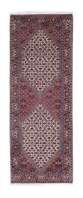 Alfombra de pasillo Alfombra persa - Bidjar - 192 x 74 cm - beige