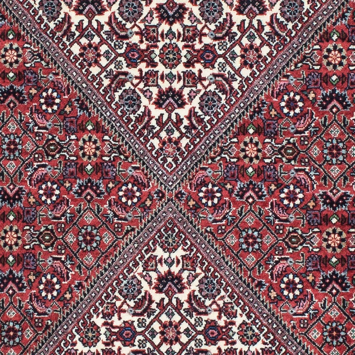 Alfombra de pasillo Alfombra persa - Bidjar - 192 x 74 cm - beige