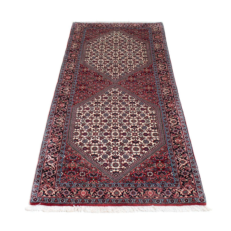 Alfombra de pasillo Alfombra persa - Bidjar - 192 x 74 cm - beige