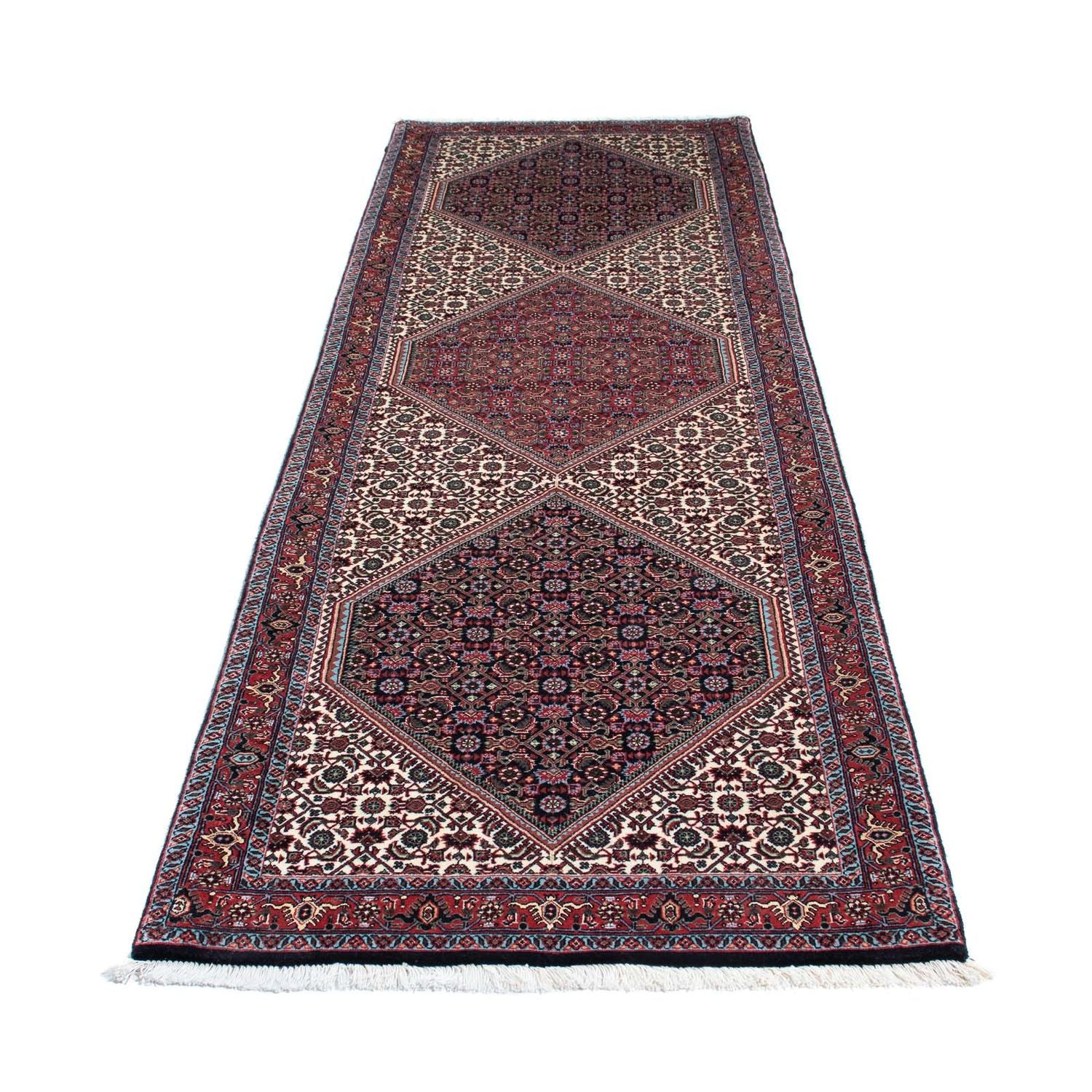 Alfombra de pasillo Alfombra persa - Bidjar - 291 x 86 cm - beige