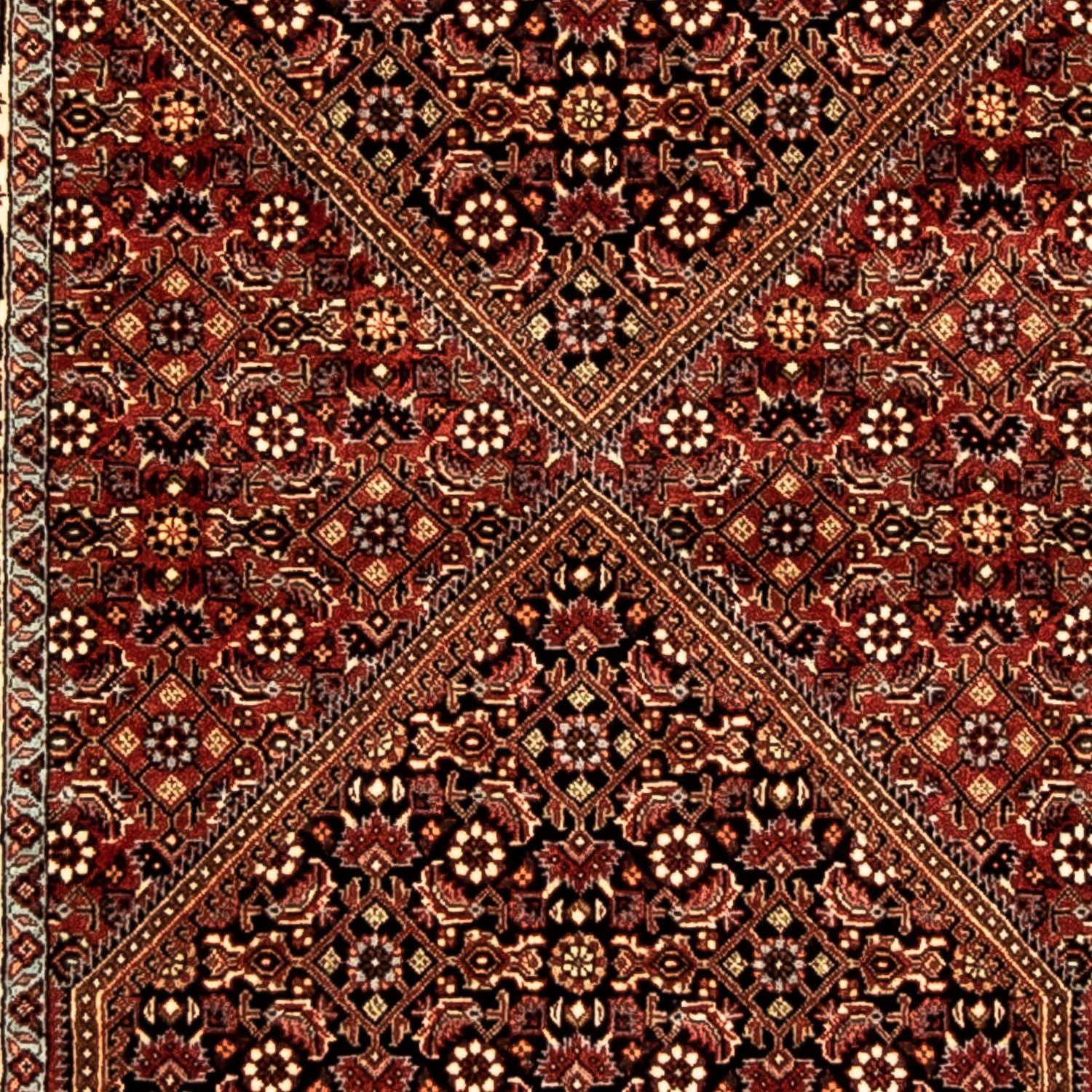 Alfombra de pasillo Alfombra persa - Bidjar - 313 x 82 cm - marrón
