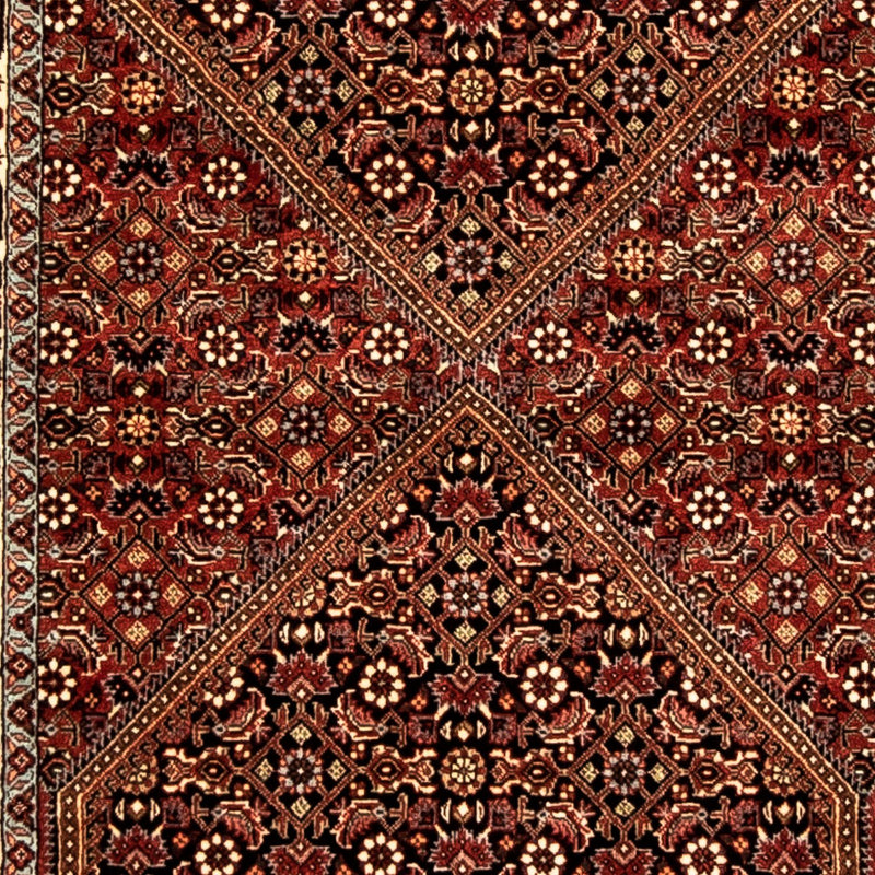 Alfombra de pasillo Alfombra persa - Bidjar - 313 x 82 cm - marrón