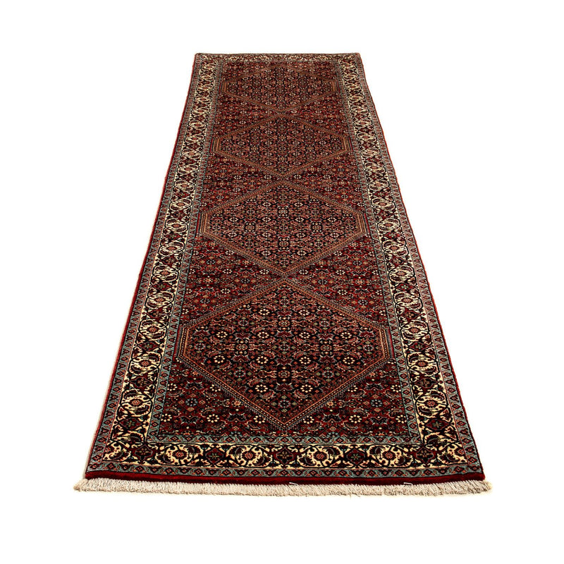 Alfombra de pasillo Alfombra persa - Bidjar - 313 x 82 cm - marrón