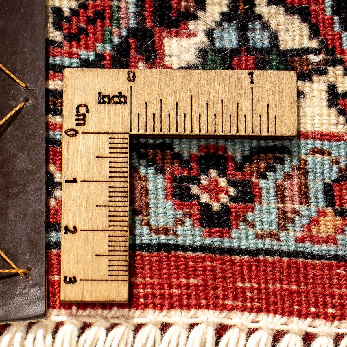 Alfombra de pasillo Alfombra persa - Bidjar - 313 x 82 cm - marrón