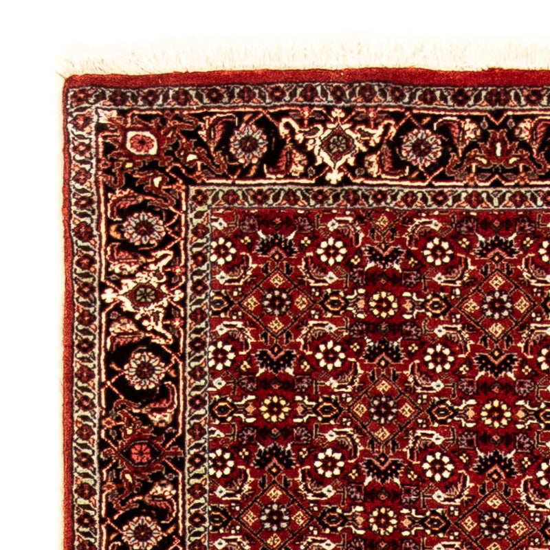 Alfombra de pasillo Alfombra persa - Bidjar - 298 x 80 cm - rojo oscuro