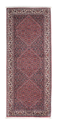 Alfombra de pasillo Alfombra persa - Bidjar - 197 x 72 cm - rojo