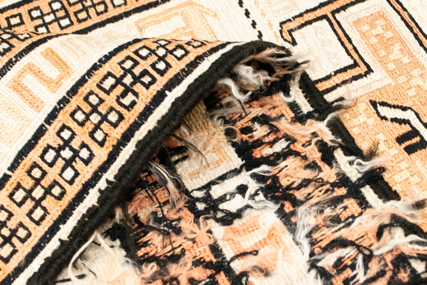 Alfombra Kelim - Oriental - 101 x 65 cm - beige
