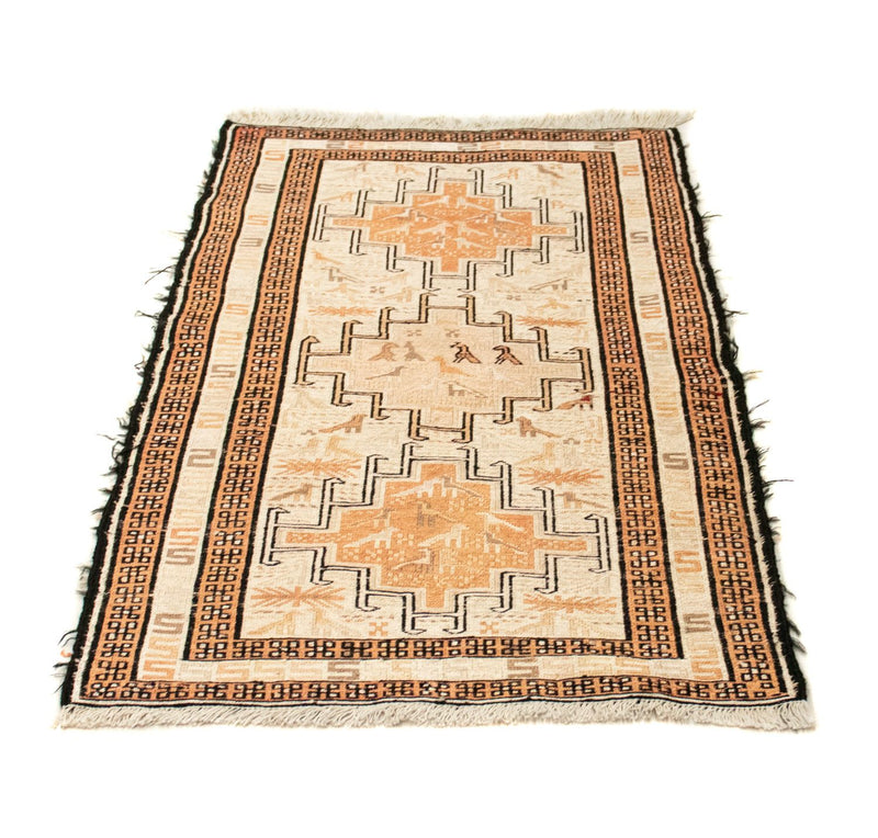Alfombra Kelim - Oriental - 103 x 62 cm - beige