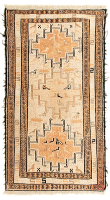Alfombra Kelim - Oriental - 107 x 63 cm - beige