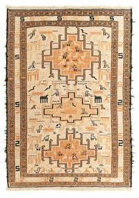 Alfombra Kelim - Oriental - 100 x 71 cm - beige