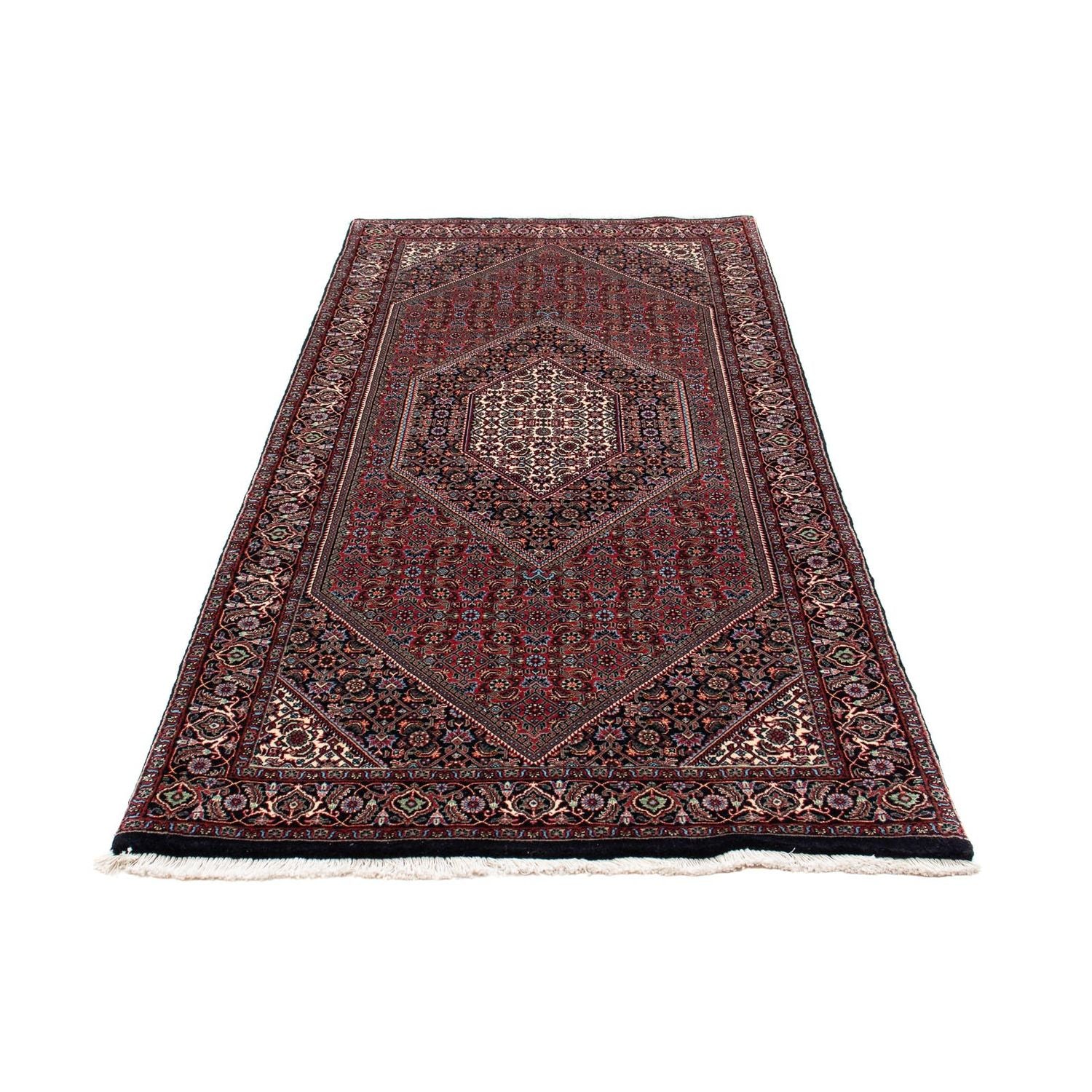 Alfombra de pasillo Alfombra persa - Bidjar - 200 x 99 cm - azul oscuro