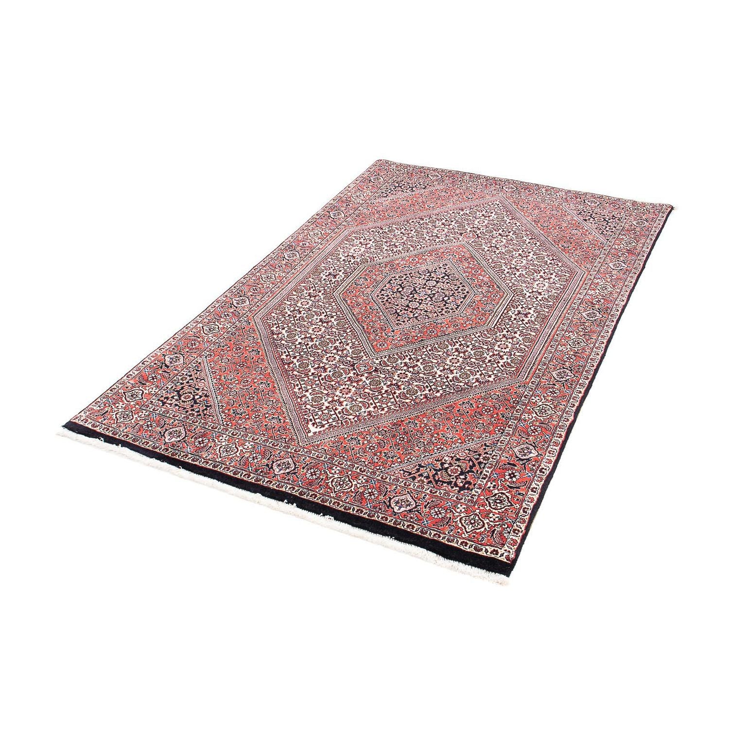 Alfombra persa - Bidjar - 173 x 107 cm - rojo claro