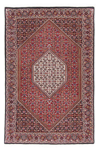 Alfombra persa - Bidjar - 169 x 108 cm - rojo