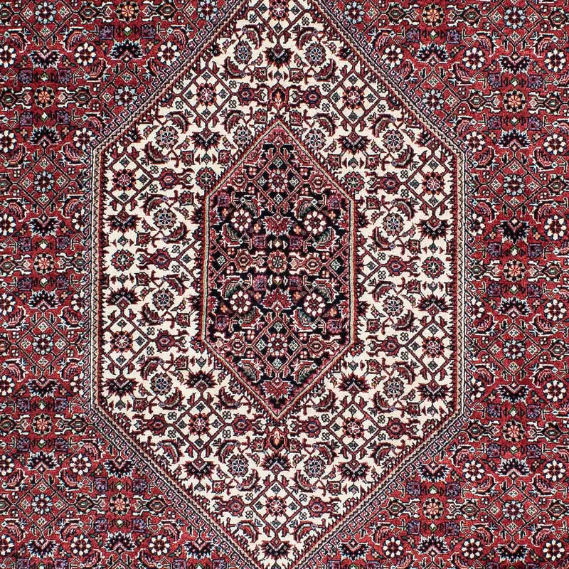 Alfombra persa - Bidjar - 200 x 130 cm - rojo claro