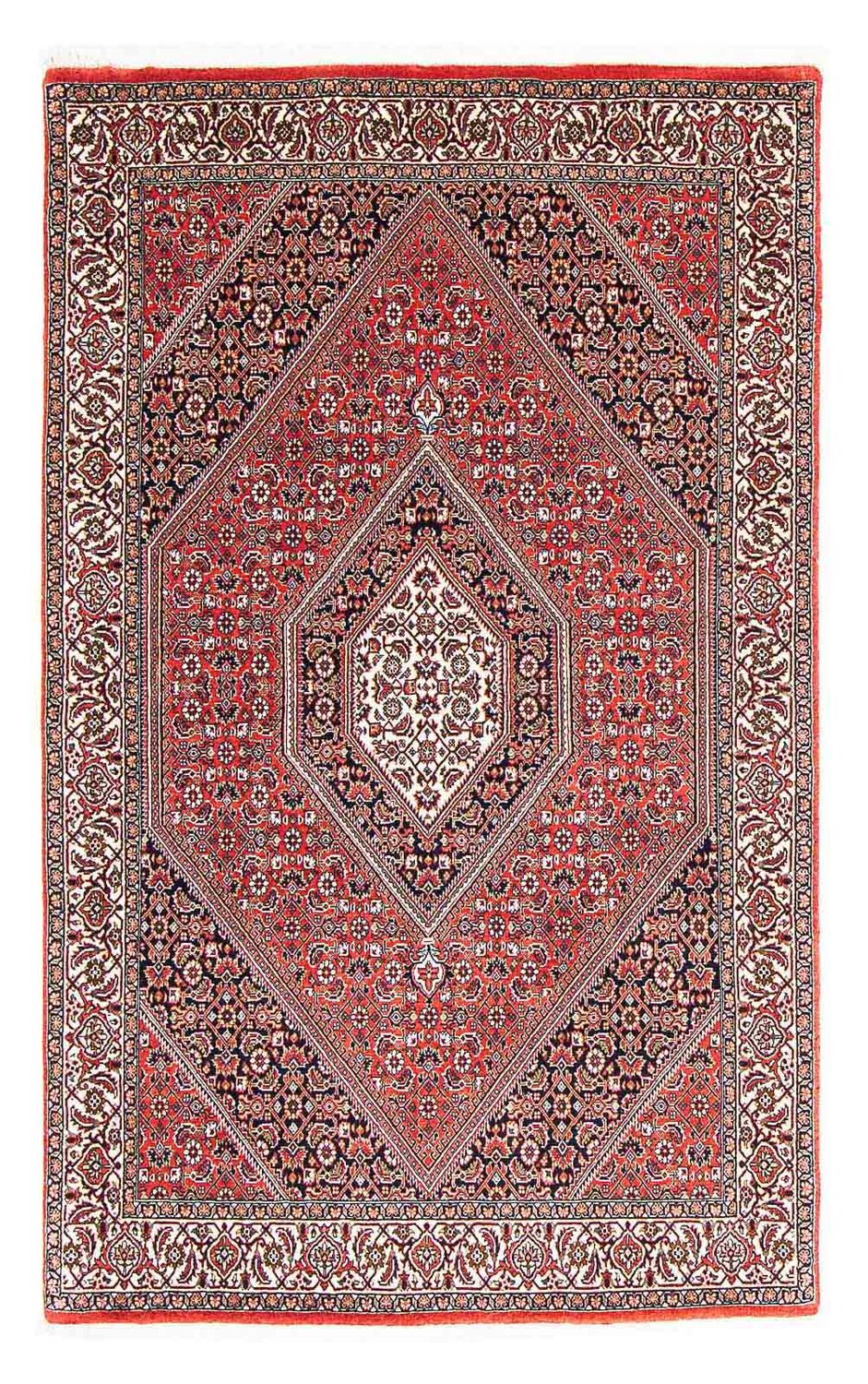 Alfombra persa - Bidjar - 176 x 110 cm - rojo