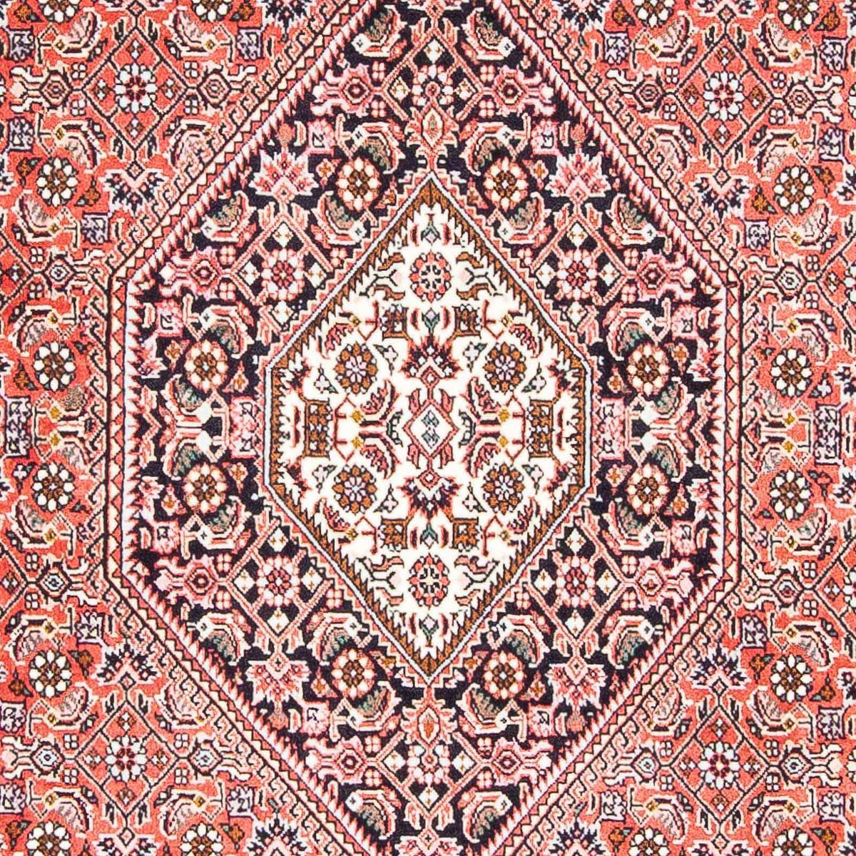 Alfombra persa - Bidjar - 168 x 109 cm - salmón