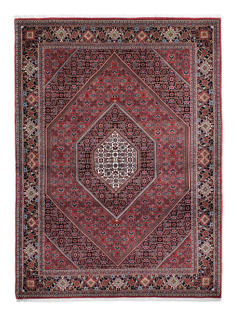Alfombra persa - Bidjar - 202 x 150 cm - rojo claro