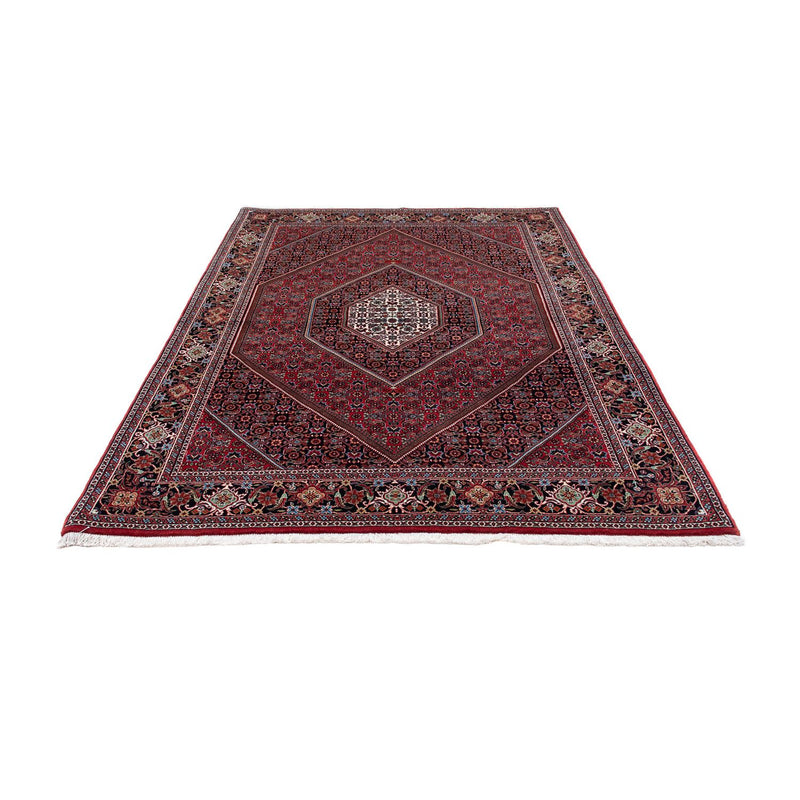 Alfombra persa - Bidjar - 202 x 150 cm - rojo claro
