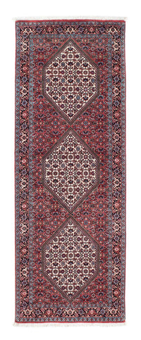 Alfombra de pasillo Alfombra persa - Bidjar - 210 x 74 cm - rojo