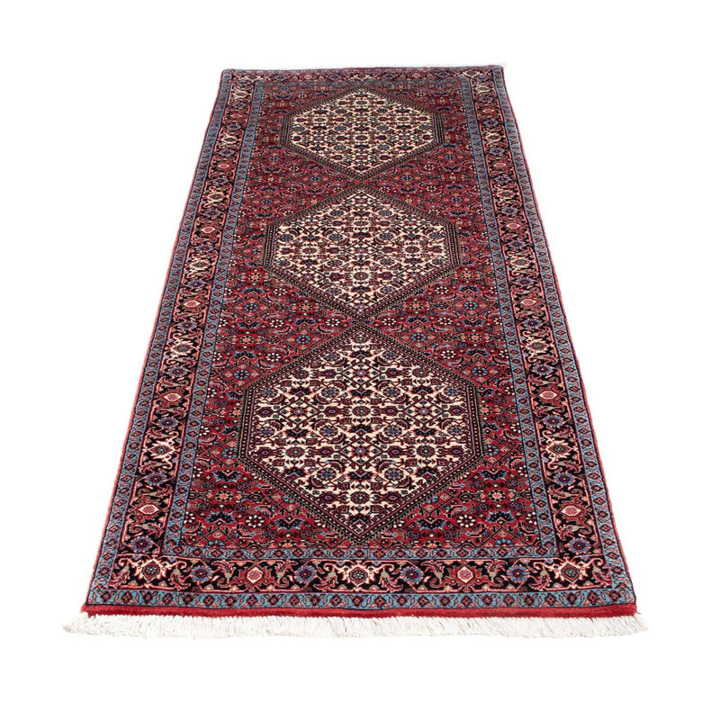 Alfombra de pasillo Alfombra persa - Bidjar - 210 x 74 cm - rojo
