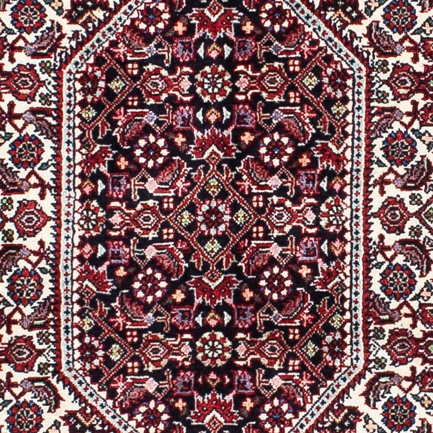 Alfombra persa - Bidjar - 218 x 134 cm - rojo
