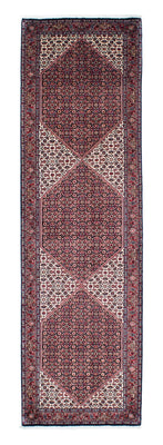 Alfombra de pasillo Alfombra persa - Bidjar - 300 x 84 cm - azul oscuro