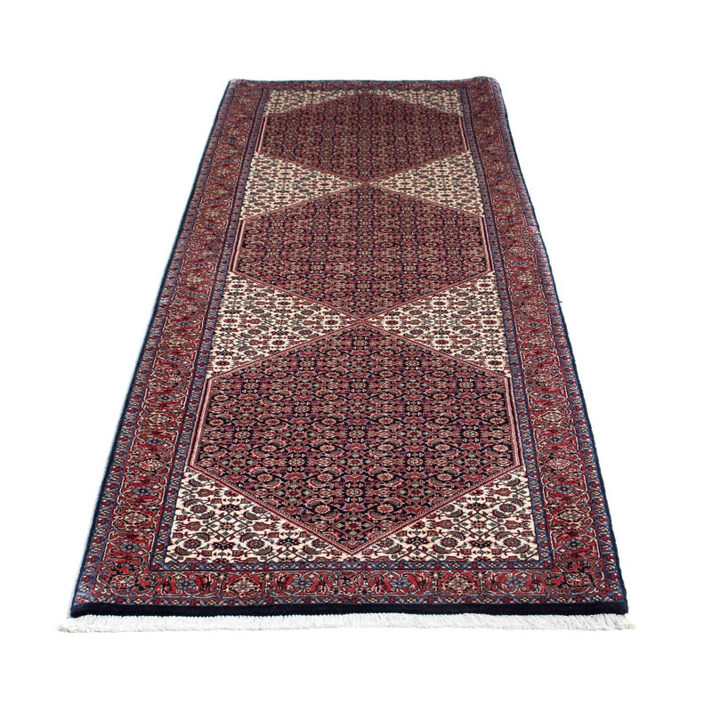Alfombra de pasillo Alfombra persa - Bidjar - 300 x 84 cm - azul oscuro