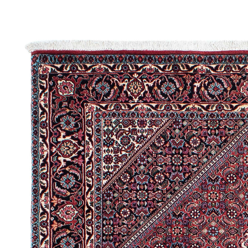 Alfombra persa - Bidjar - 205 x 128 cm - rojo claro