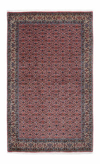 Alfombra persa - Bidjar - 210 x 132 cm - rojo claro