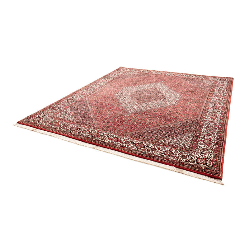 Alfombra persa - Bidjar - 312 x 256 cm - rojo claro