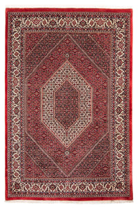 Alfombra persa - Bidjar - 250 x 171 cm - rojo oscuro