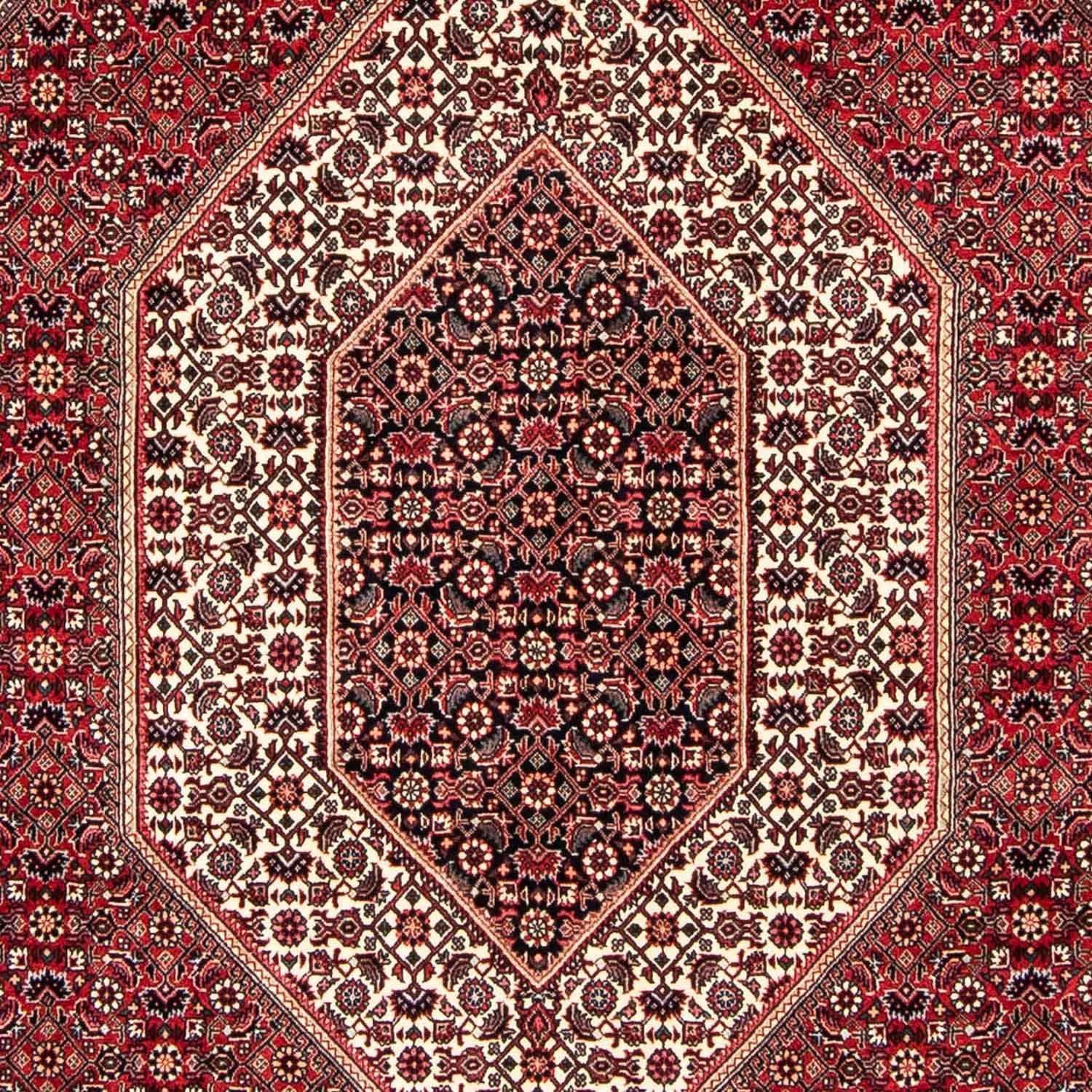 Alfombra persa - Bidjar - 250 x 171 cm - rojo oscuro