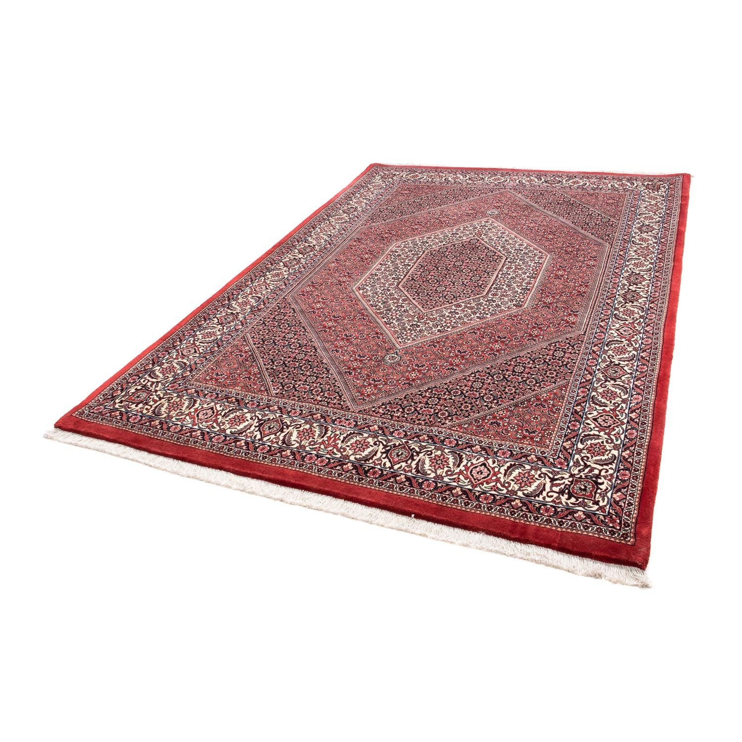 Alfombra persa - Bidjar - 250 x 171 cm - rojo oscuro