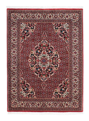 Alfombra persa - Bidjar - 182 x 130 cm - rojo