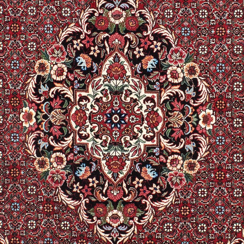 Alfombra persa - Bidjar - 182 x 130 cm - rojo