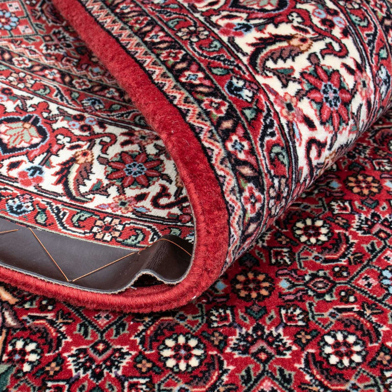 Alfombra persa - Bidjar - 182 x 130 cm - rojo