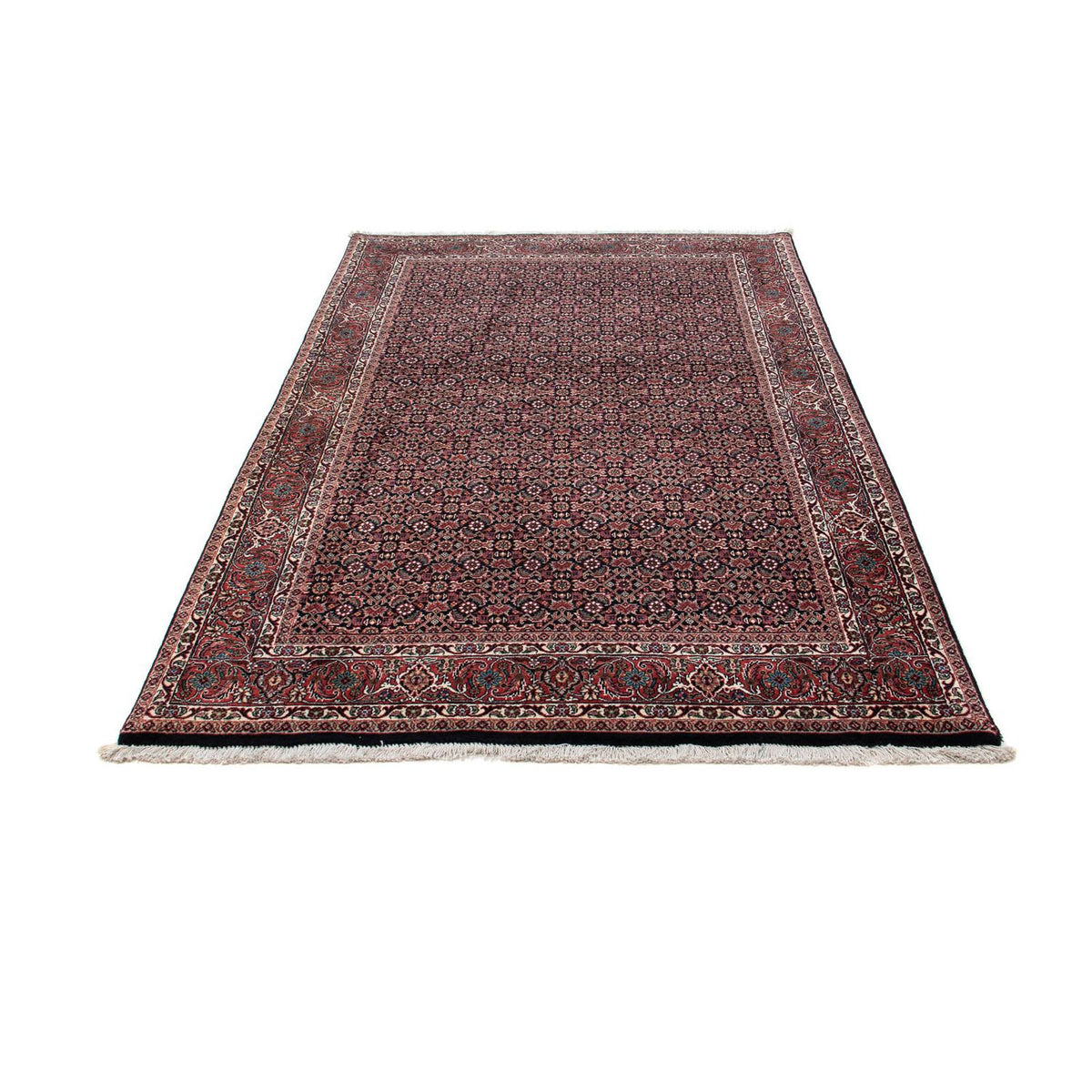 Alfombra persa - Bidjar - 182 x 108 cm - azul oscuro