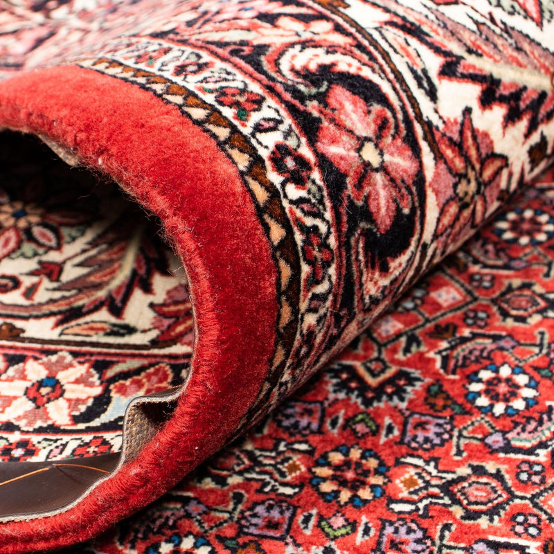 Alfombra persa - Bidjar - 400 x 308 cm - rojo oscuro
