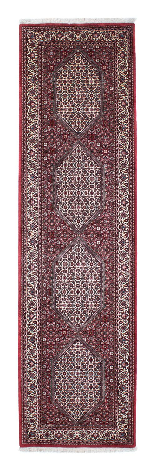Alfombra de pasillo Alfombra persa - Bidjar - 317 x 85 cm - rojo