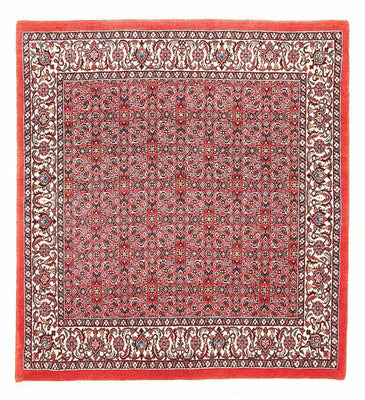 Alfombra persa - Bidjar cuadrado  - 105 x 101 cm - rojo