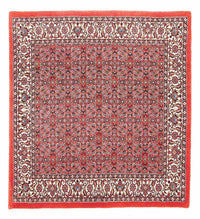Alfombra persa - Bidjar cuadrado  - 105 x 101 cm - rojo