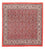 Alfombra persa - Bidjar cuadrado  - 105 x 101 cm - rojo
