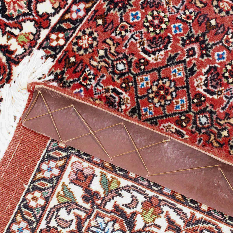 Alfombra persa - Bidjar cuadrado  - 105 x 101 cm - rojo