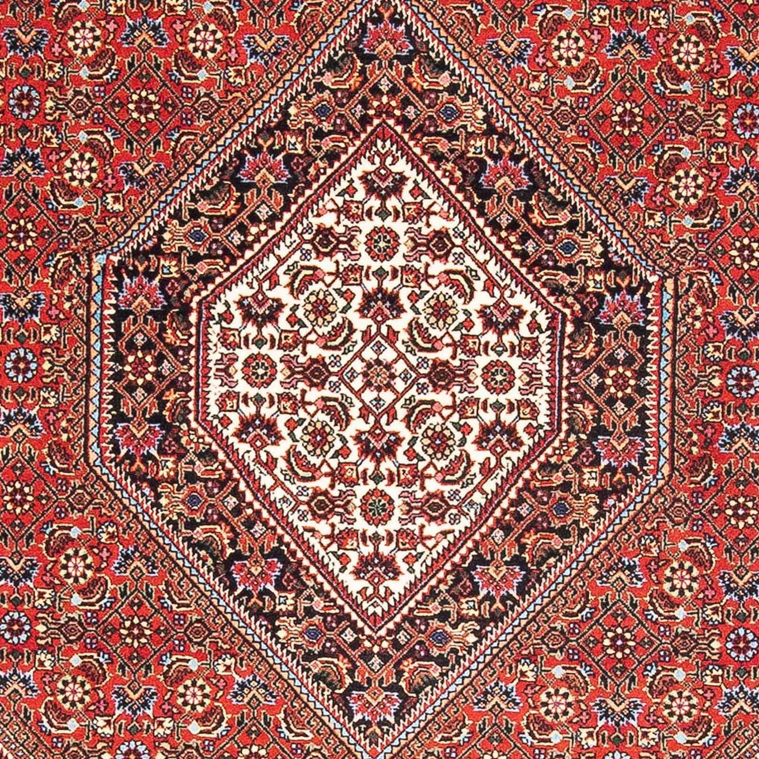 Alfombra persa - Bidjar - 174 x 112 cm - rojo claro