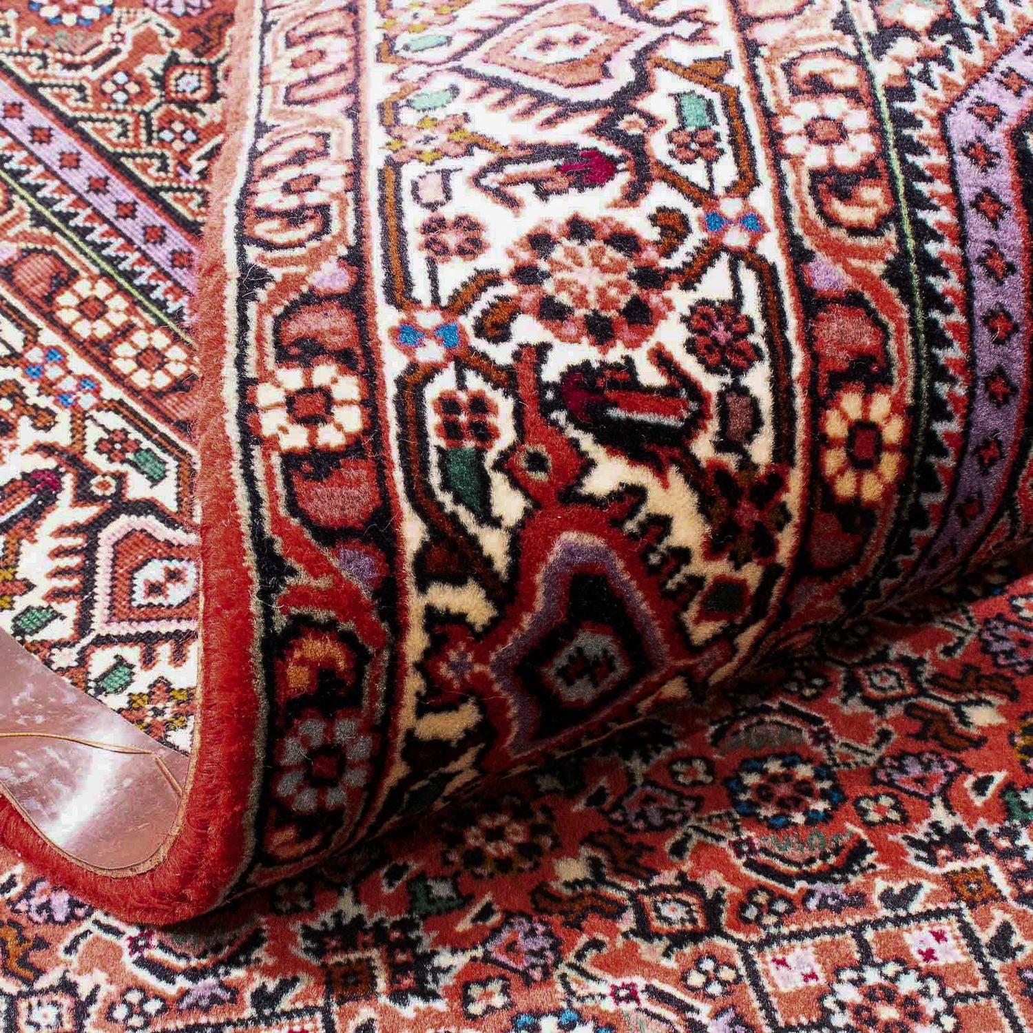 Alfombra persa - Bidjar - 180 x 111 cm - rojo claro