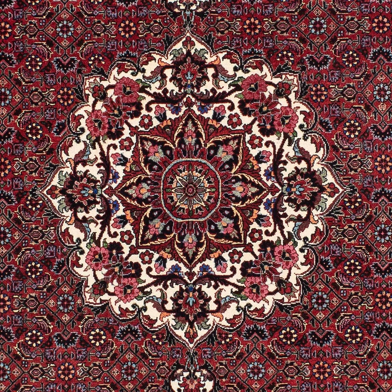 Alfombra persa - Bidjar - 180 x 112 cm - rojo