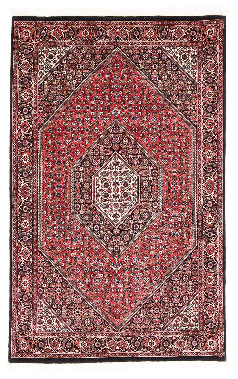 Alfombra persa - Bidjar - 180 x 111 cm - rojo
