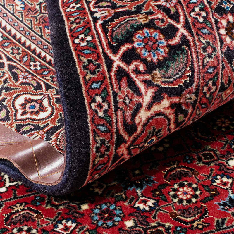 Alfombra persa - Bidjar - 180 x 111 cm - rojo