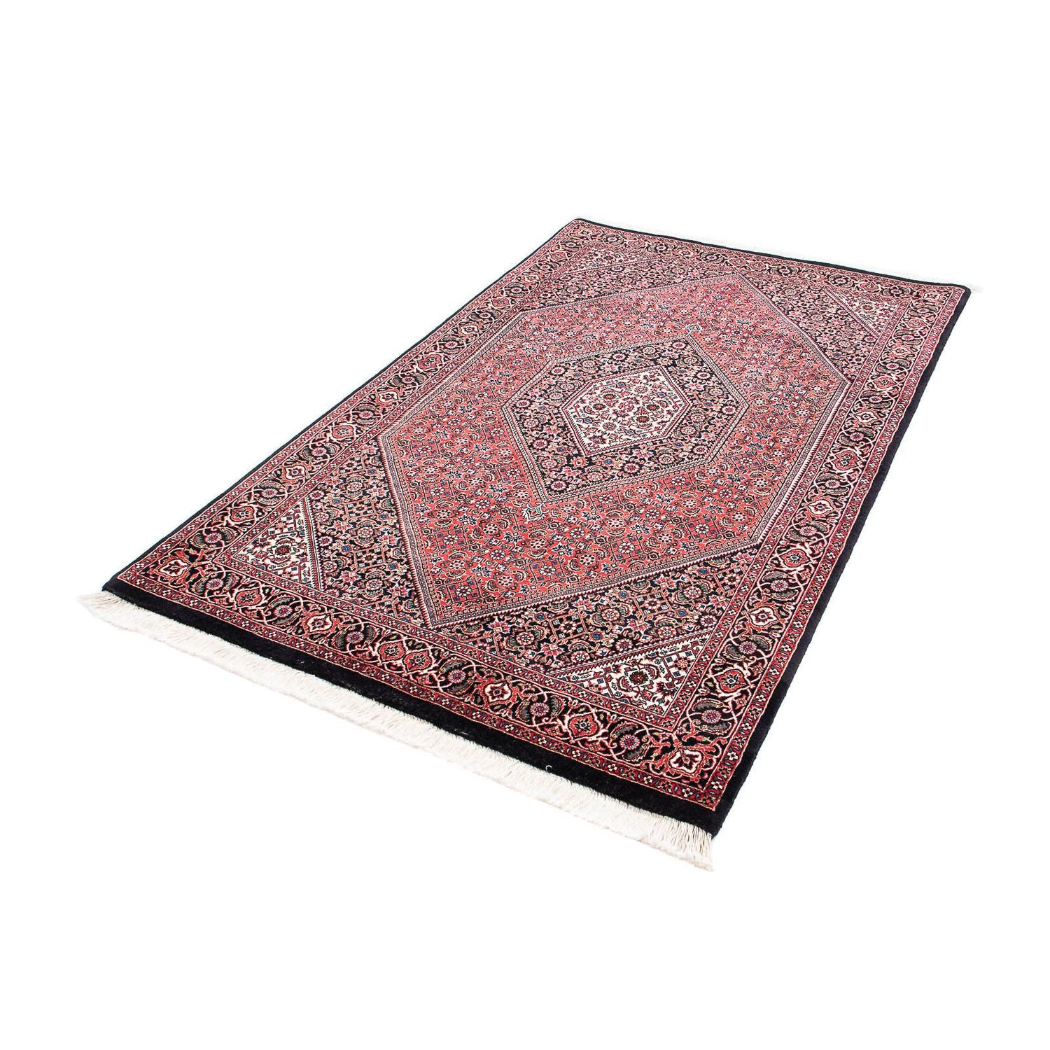 Alfombra persa - Bidjar - 180 x 111 cm - rojo